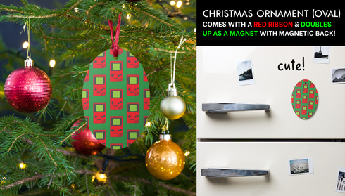 80s-90s Gaming Handheld Christmas Ornament (Magnetic)